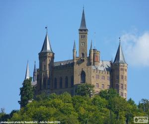 yapboz Hohenzollern Kalesi, Almanya